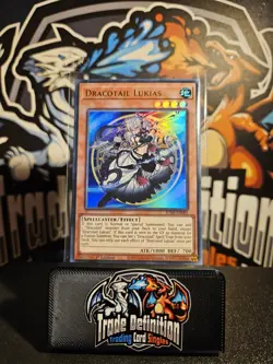 JUSH-EN001 Dracotail Lukias Ultra Rare 1st Ed YuGiOh - Image 1