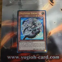 JUSH-EN001 Dracotail Lukias ultra Rare 1st Ed YuGiOh - Image 1