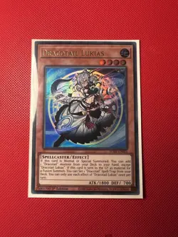 JUSH-EN001 Dracotail Lukias Ultra Rare 1st Ed YuGiOh - Image 1