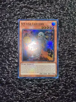 Yugioh K9-66B Lantern JUSH-EN033 Super Rare 1st Edition Near Mint - Image 1