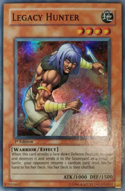 Yugioh 2004 Legacy Hunter SR 1st Ed. AST-067 Near Mint - Image 1