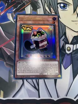 JUSH-EN016 Cupsy☆Yummy Ultra Rare 1st Ed YuGiOh - Image 1