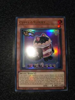 JUSH-EN016 Cupsy☆Yummy Ultra Rare 1st Ed YuGiOh - Image 1