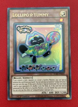 JUSH-EN018 Lollipo☆Yummy Ultra Rare 1st Ed YuGiOh - Image 1