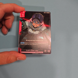 Extreme Hatred - Gundam Card Game #GD01-112 - GD01 - NM Foil Newtype Rising Sing - Image 2