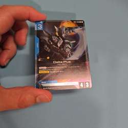 Delta Plus - Gundam Card Game #GD01-006 - GD01 - NM Foil Newtype Rising Single - Image 2
