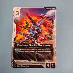 Perfect Strike Gundam - Gundam Card Game #GD01-068 - GD01 - NM Foil Newtype Risi - Image 1