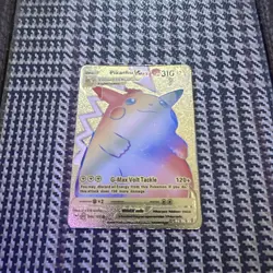 Pikachu VMAX HP 310 Gold Foil Rare Pokemon Card - Image 3