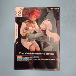 The Witch and the Bride - Gundam Card Game #GD01-117 - GD01 - NM Foil Single - Image 1