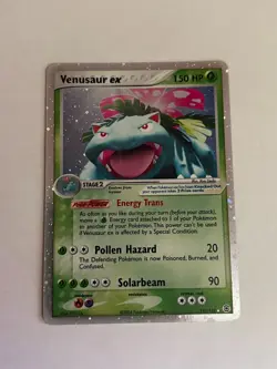 LP Venusaur ex 112/112 Firered & Leafgreen Holo Pokemon Card Vintage READ DESC - Image 2