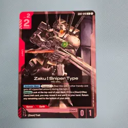 Zaku I Sniper Type - Gundam Card Game #GD01-048 - GD01 - NM Foil Newtype Rising - Image 1