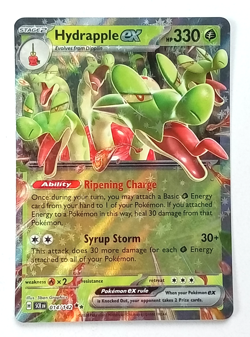 Hydrapple Ex 14/142 Stellar Crown Cosmo Holo Rare Pokemon Card 2024 - Image 1