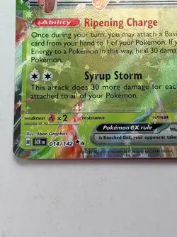Hydrapple Ex 14/142 Stellar Crown Cosmo Holo Rare Pokemon Card 2024 - Image 2