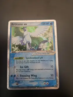 Pokemon 2005 Vintage Articuno EX #32 Black Star Promo Holo Card LP Condition - Image 1
