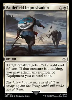 Battlefield Improvisation ACR NM MTG - Image 1