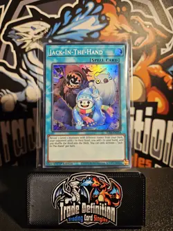 JUSH-EN054 Jack-In-The-Hand : Super Rare 1st Edition Mint YuGiOh Card - Image 1