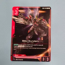 Blitz Gundam - Gundam Card Game #GD01-049 - GD01 - NM Foil Newtype Rising Single - Image 1