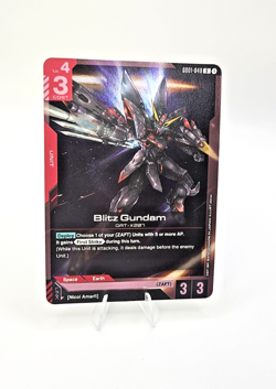 Blitz Gundam - Gundam Card Game #GD01-049 - GD01 - NM Foil Newtype Rising Single - Image 3