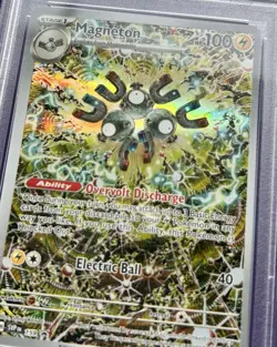 2024 Pokemon Card Psa9 Magneton SVP Promo Card Hollo Mint PSA 159 UK Stock - Image 2
