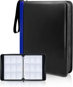 Expandable Trading Card Holder with 50 Double-Sided Sleeves - Fits 720 Cards - Image 3