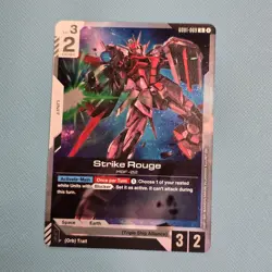 Strike Rouge - Gundam Card Game #GD01-069 - GD01 - NM Foil Newtype Rising Single - Image 1