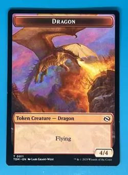 MTG - Tarkir Dragonstorm - Dragon // Reliquary Dragon #11/15 Token - Image 1