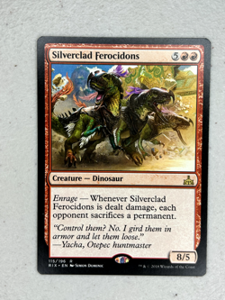 MTG | Silverclad Ferocidons | Rivals of Ixalan | Near Mint (Rare) - Image 1