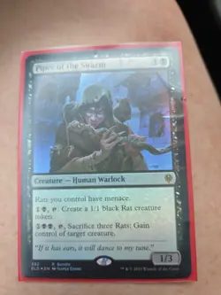 Piper of the Swarm 392 Foil Promo Throne of Eldraine ELD MTG LP - Image 1