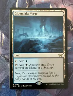 MTG Duskmourn Rare GLOOMLAKE VERGE NM - Image 1