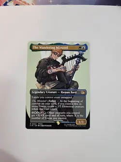 The Wandering Minstrel (Borderless) Final Fantasy Regular R 0403 MTG - Image 2