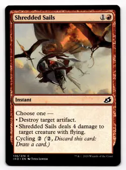 Shredded Sails - NM MTG IKO - Ikoria: Lair of Behemoths 136/274 - Image 1