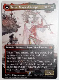 Terra, Magical Adept (Borderless) 323 M MTG Final Fantasy Magic The Gathering NM - Image 2