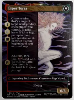 Terra, Magical Adept (Borderless) 323 M MTG Final Fantasy Magic The Gathering NM - Image 4