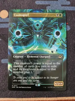 Cosmogoyf (Borderless) Edge of Eternities - MTG NM - Image 1