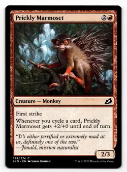 Prickly Marmoset - NM MTG IKO - Ikoria: Lair of Behemoths 129/274 - Image 1