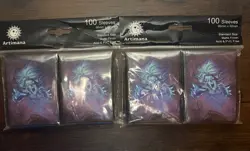 2 Sets - Artimana MTG Card Sleeves 200 CT (Duskmourn Ghost) Matte Finish NEW - Image 1