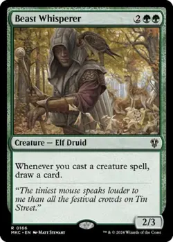 MTG English Beast Whisperer NM Normal Commander: Murders at Karlov Manor - Image 1
