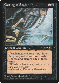 Casting of Bones X (4) Alliances MTG Excellent/Near Mint C44a 4RCards - Image 1