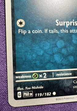 Nickit 119/182 - Paradox Rift - Regular - Common - Pokemon (NM/LP) - Image 4