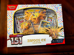 Pokemon TCG Scarlet & Violet 151 Zapdos EX Collection Box Sealed NEW - Image 1