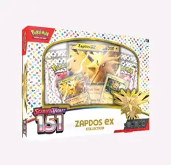 Pokemon TCG Scarlet & Violet 151 Zapdos EX Collection Box Sealed NEW - Image 1