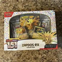Pokemon TCG Scarlet & Violet 151 Zapdos EX Collection Box Sealed NEW - Image 1