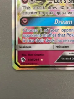 Pokemon TCG Mimikyu GX 149/214 Sun & Moon Lost Thunder Ultra Rare Holo LP - Image 5