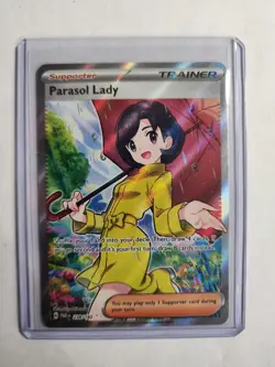 2023 Pokemon PAR EN #238/182 Parasol Lady Ultra Rare Mint - Image 1