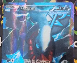 Pokemon Black And White Darkrai BW73 Team Plasma Promo Full Art Alt Art MP - Image 4