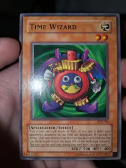 Time Wizard SDJ-015 Common Unlimited Yugioh TCG - Image 1