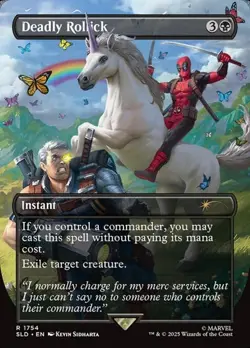 Deadly Rollick - Rainbow Foil Extended Art SLD NM MTG - Image 1