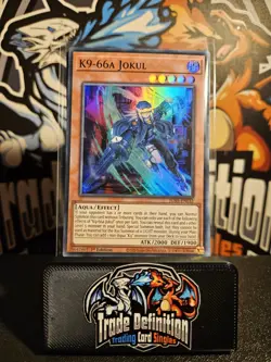 JUSH-EN032 K9-66a Jokul : Super Rare 1st Edition Mint YuGiOh Card - Image 1