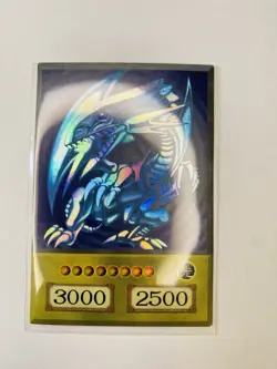 Yugioh! Blue Eyes White Dragon - Anime Style Card - Holo - Image 1