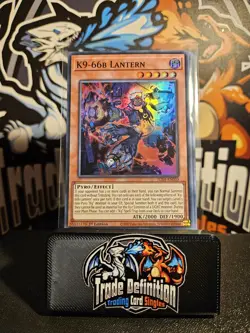 JUSH-EN033 K9-66b Lantern : Super Rare 1st Edition Mint YuGiOh Card - Image 1